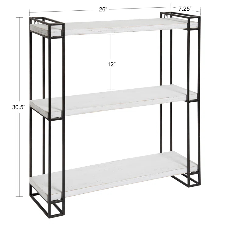 Birch Lane™ Burchill 3 Piece Pine Floating Shelf & Reviews | Birch Lane