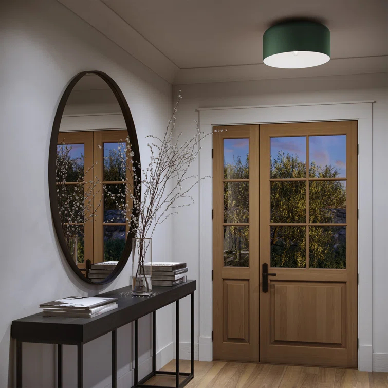 Olaf Flush Mount Light - White / 13.75"Dia