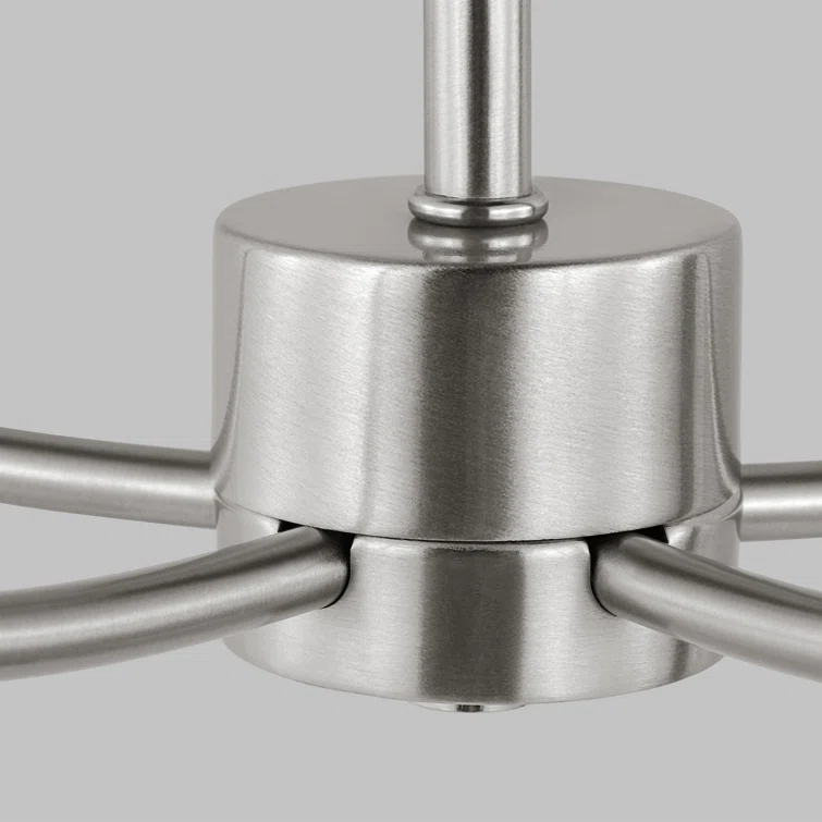 Greenwich 5-Light Brushed Nickel Candle Chandelier