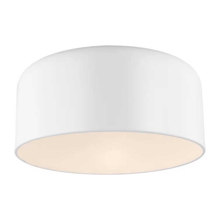Olaf Flush Mount Light - White / 15.75"Dia