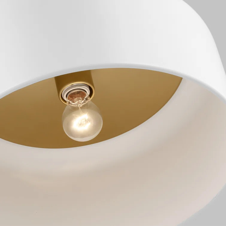 Olaf Flush Mount Light - White / 15.75"Dia