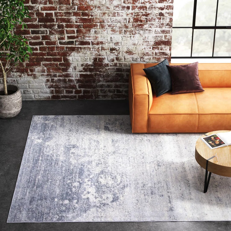 Adamson Gray/Ivory Area Rug