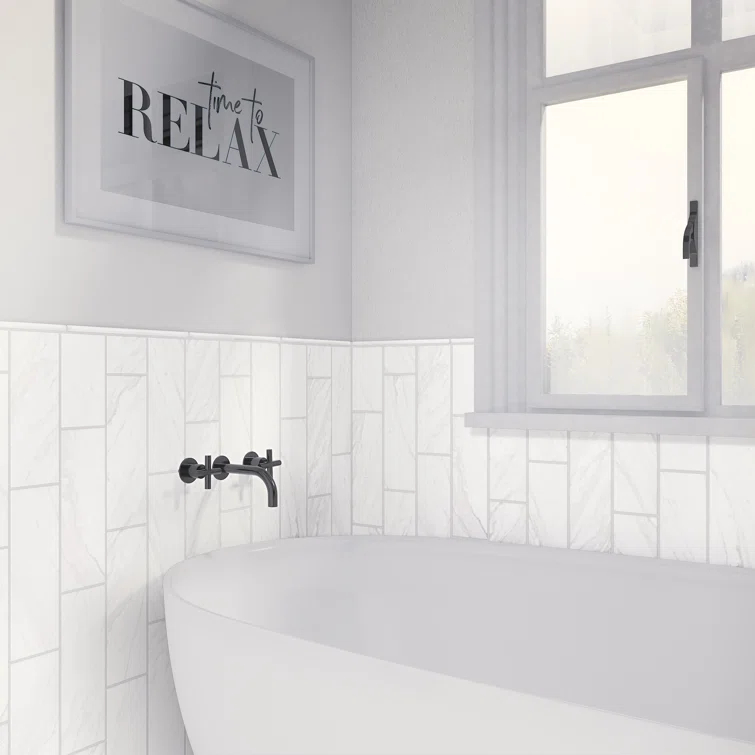 Daltile Perpetuo 1/2" X 12" Glazed Ceramic Wall Jolly in Satin (Sold by the piece)
