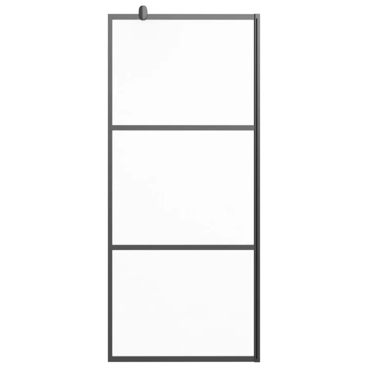 VidaXL 151877 VidaXL Walk-in Shower Wall 35.4" x 76.8" Frosted ESG Glass