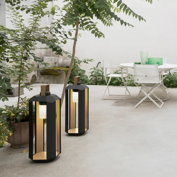 Contardi Lighting Cube Outdoor Lantern Small Battery | Perigold