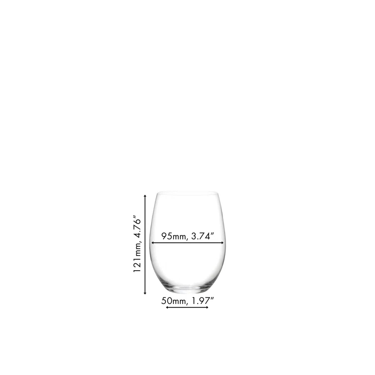 RIEDEL RIEDEL The O Wine Tumbler Cabernet/Merlot Wine Glass (Pay 3 Get 4) (Set of 4)