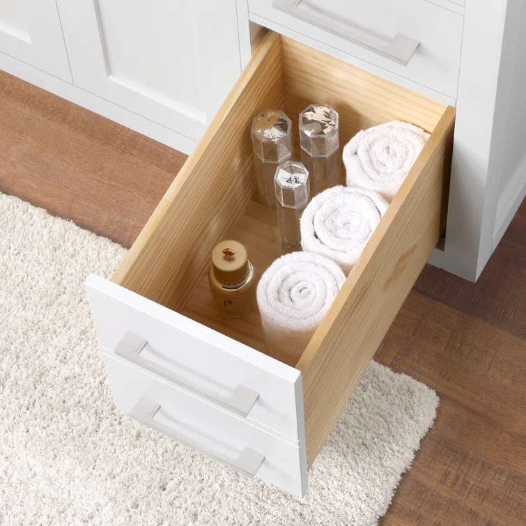 OVE Decors Athea 36 in. W Bath Vanity with Premium Countertop and Power Bar