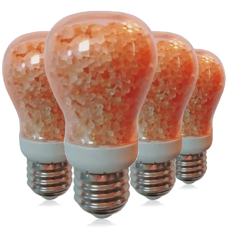 WBM LLC 1651B-4PK-01 Himalayan Glow 40 Watt Equivalent E26/Medium (Standard) Light Bulb (Set of 4)