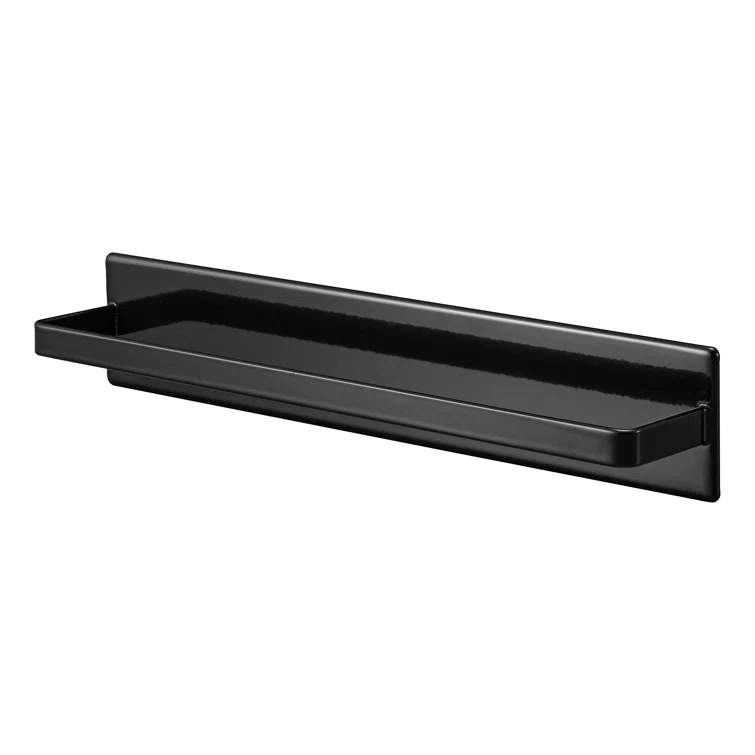Yamazaki Home 3100 11.02" Magnetic Kitchen Dish Towel Hanger Rack Wall Mounted Towel Bar