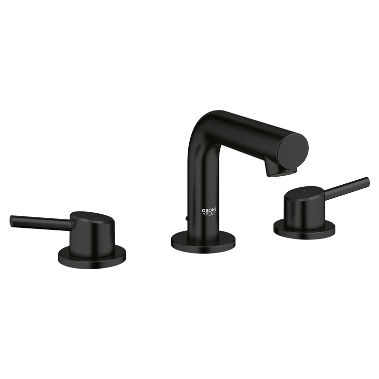 Concetto™ Mid-Arc Widespread Bathroom Faucet with Drain Assembly