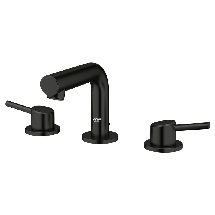 Concetto™ Mid-Arc Widespread Bathroom Faucet with Drain Assembly