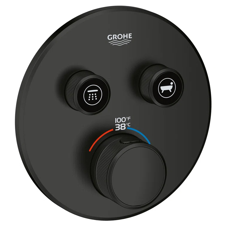 GROHE Grohtherm SmartControl Dual-Function Shower Thermostatic Valve Trim