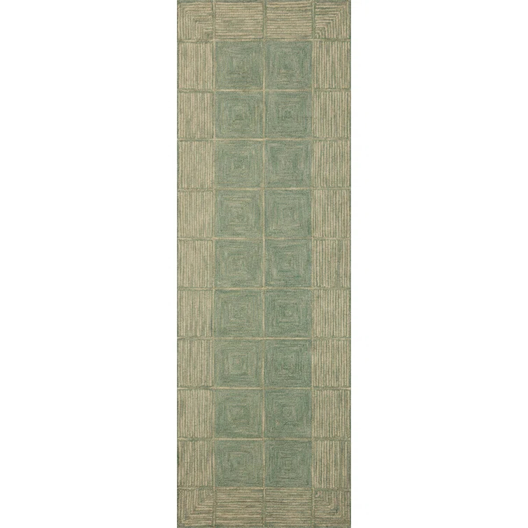 Chris Loves Julia x Loloi Francis Collection FRA-02 Green / Natural, ContemporaryArea Rug
