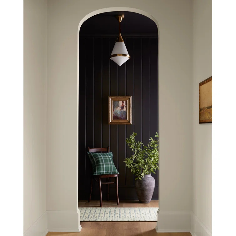 Chris Loves Julia x Loloi Chris Collection CHR-01 Ivory / Denim, TransitionalArea Rug
