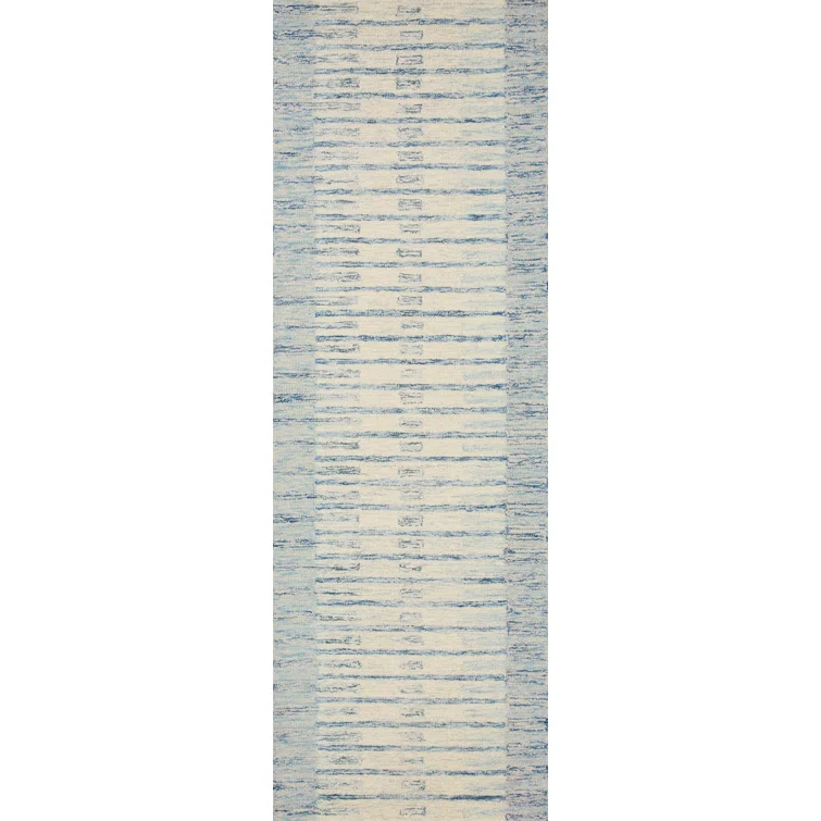 Chris Loves Julia x Loloi Chris Collection CHR-01 Ivory / Denim, TransitionalArea Rug
