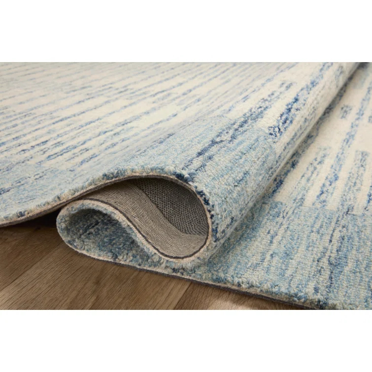 Chris Loves Julia x Loloi Chris Collection CHR-01 Ivory / Denim, TransitionalArea Rug