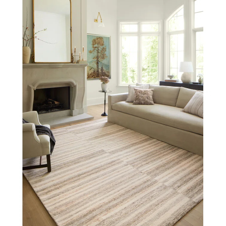 Chris Loves Julia x Loloi Chris Loves Julia x Loloi Chris Collection CHR-03 Ivory / Clay, Transitional  Area Rug