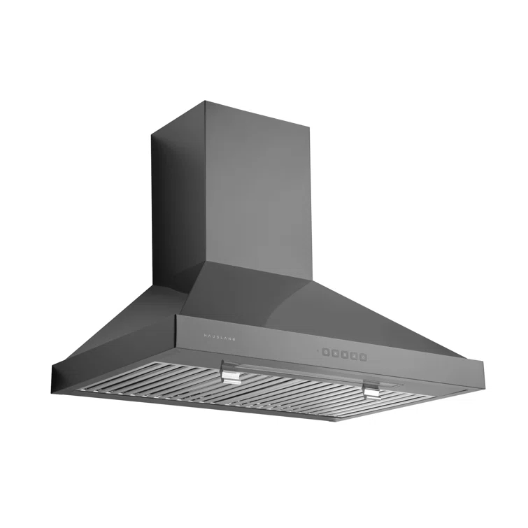 Hauslane 30" Stainless Steel Convertible Wall Range Hood with Baffle Filter