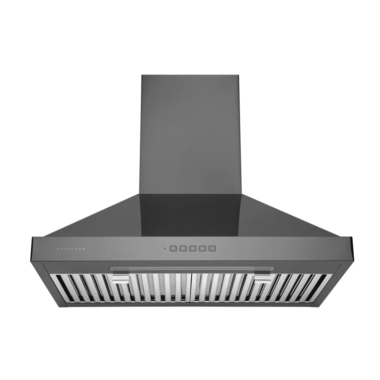 Hauslane 30" Stainless Steel Convertible Wall Range Hood with Baffle Filter