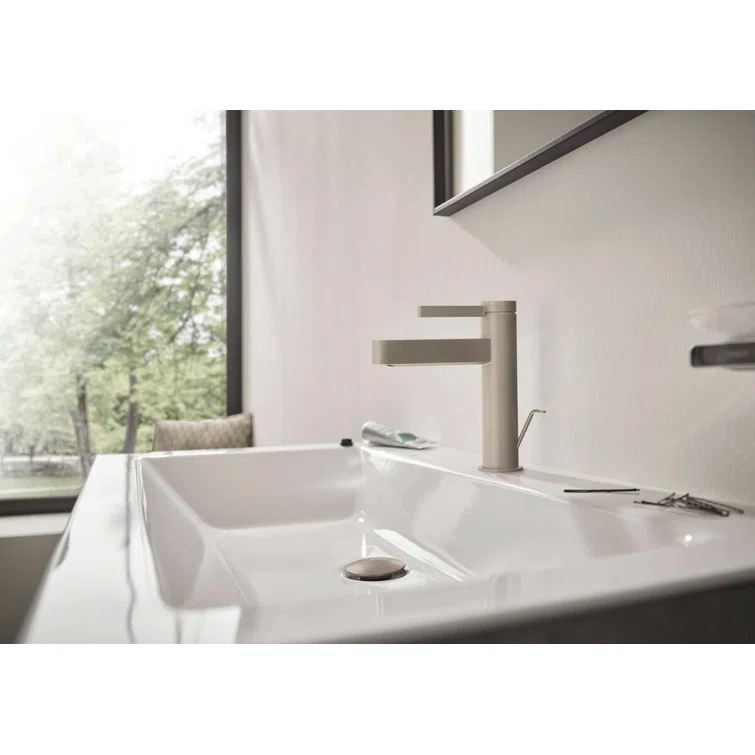 hansgrohe Finoris Single-Hole Faucet 110 with Pop-Up Drain, 1.2 GPM