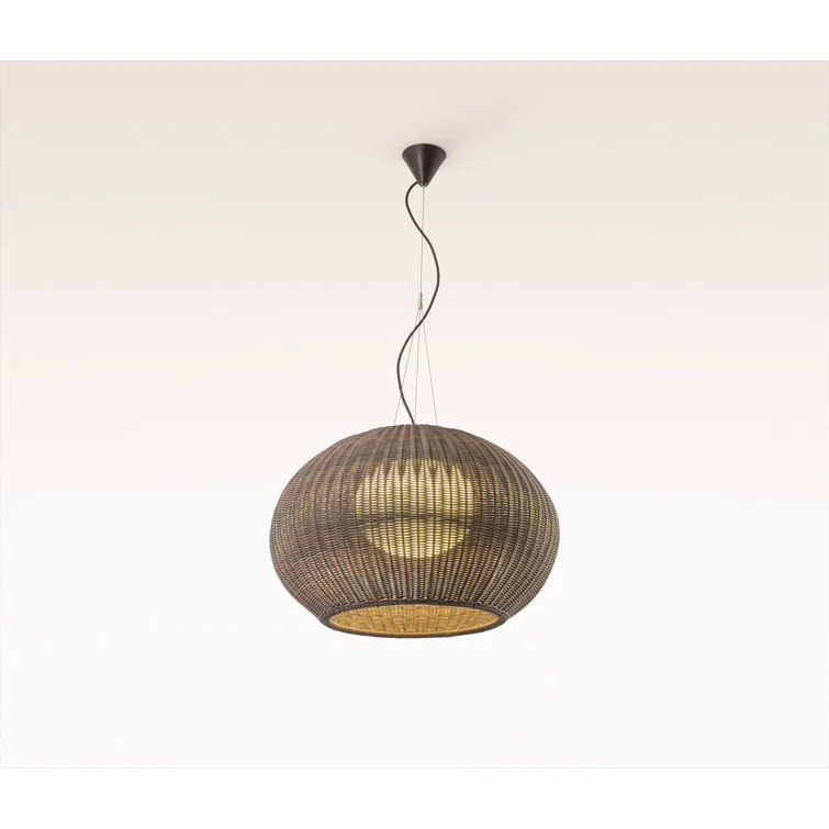 Garota 1 - Light Black LED Dome Pendant
