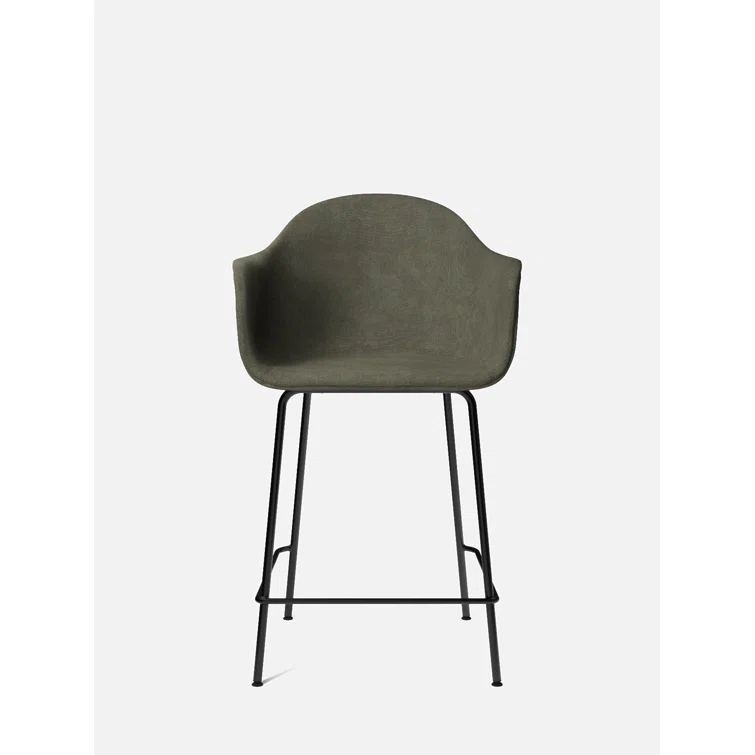 Harbour 23.2" Metal Frame Chair with Fiord Wool Upholstery