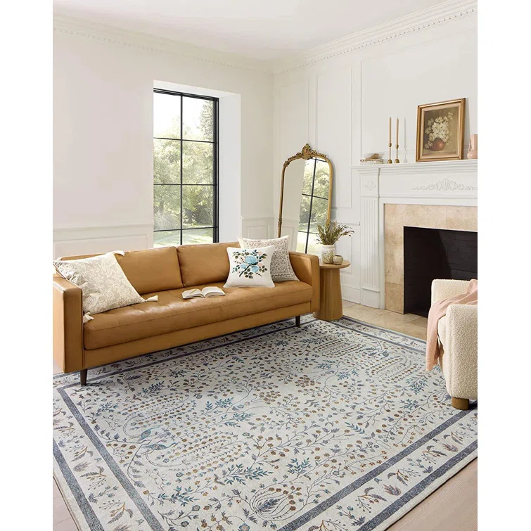 Rifle Paper Co. x Loloi Maison Wisteria Cream Rug