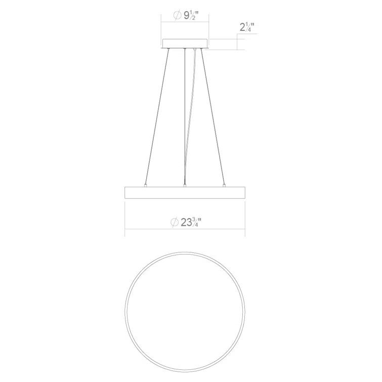 Pi 1 - Light LED Single Pendant