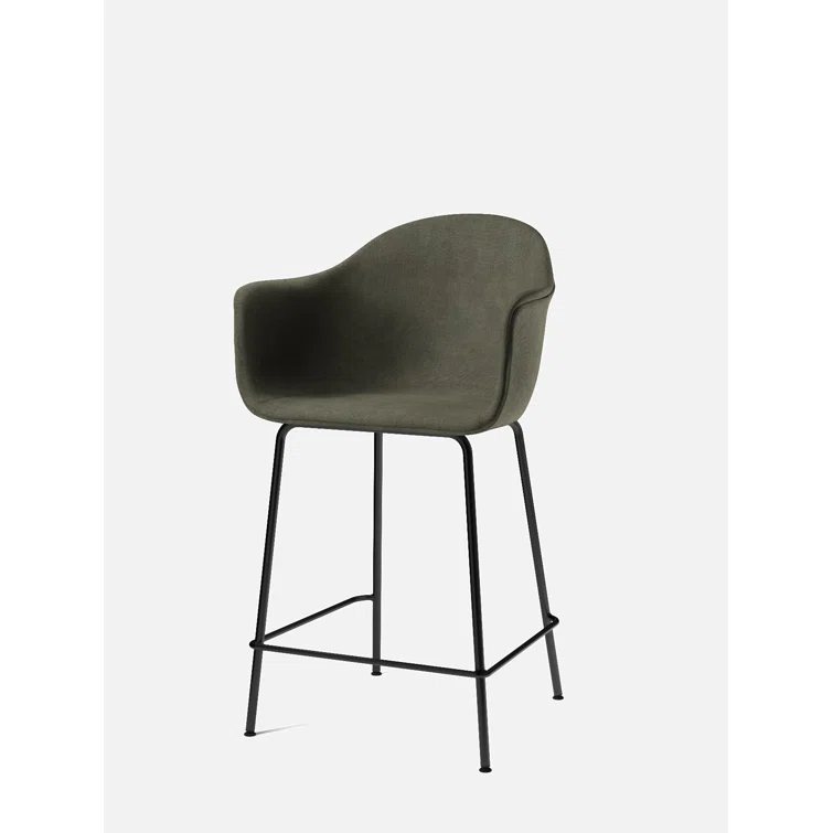 Harbour 23.2" Metal Frame Chair with Fiord Wool Upholstery