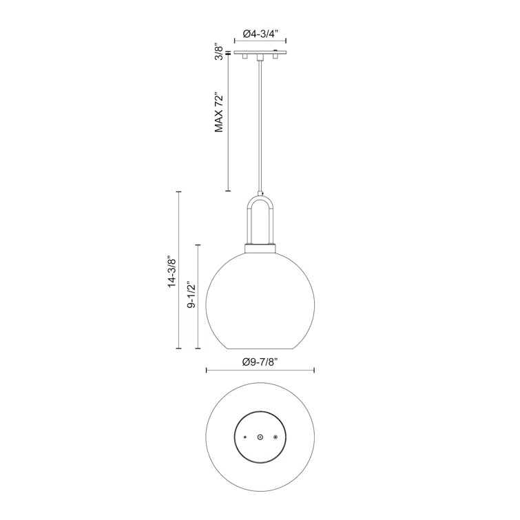 Soji 1 - Light Single Pendant