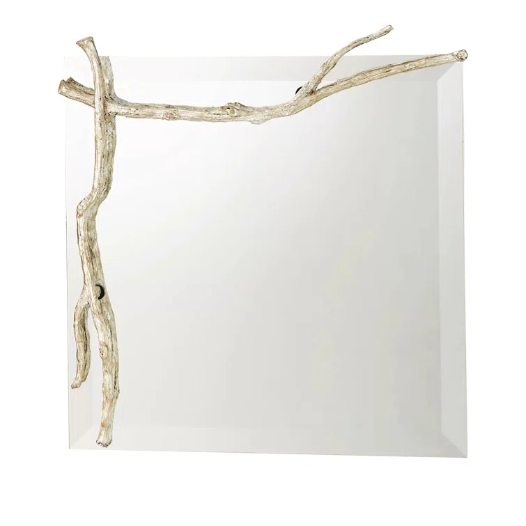 Studio A Home Twig Mirror-Silver Leaf-Sm