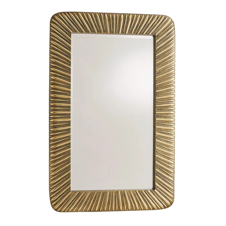 Global Views Valencia Mirror-Antique Brass