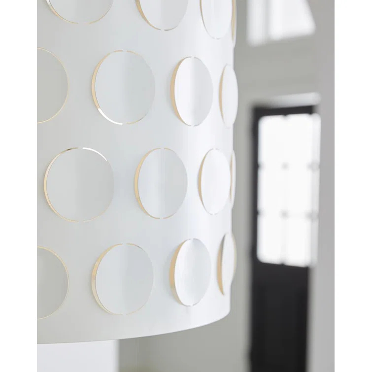 Dottie 3 - Light Dimmable Drum Chandelier