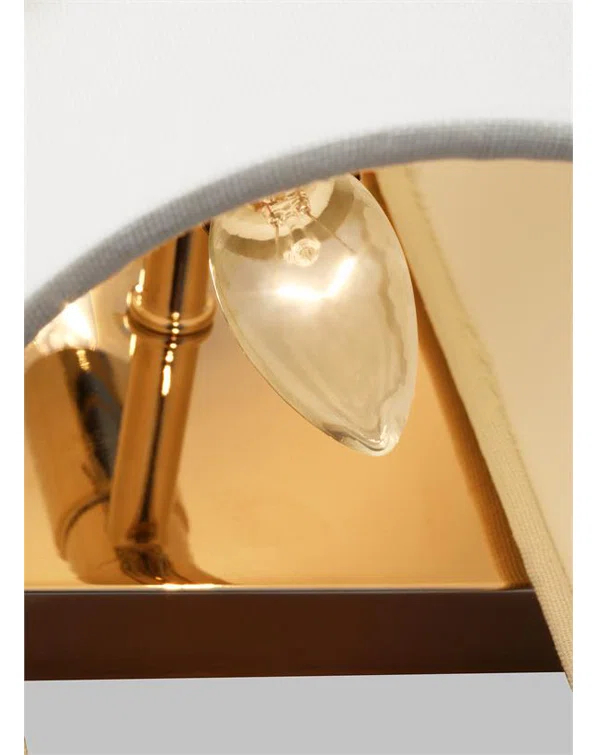 Sawyer Burnished Brass 14" Wall Sconce