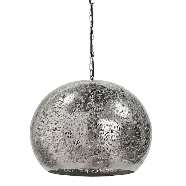 Regina Andrew Pierced Metal Sphere Pendant