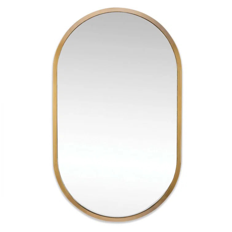 Canal Stainless Steel Flat Wall Mirror