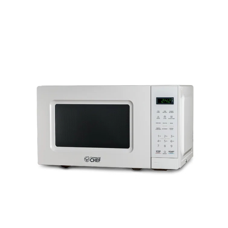 Commercial Chef 0.7 Cubic Feet 700 Watt Countertop Microwave
