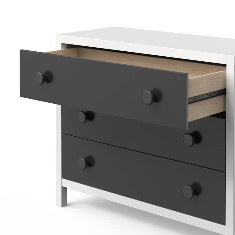 Orbit 42" Wide 3-Drawer Dresser