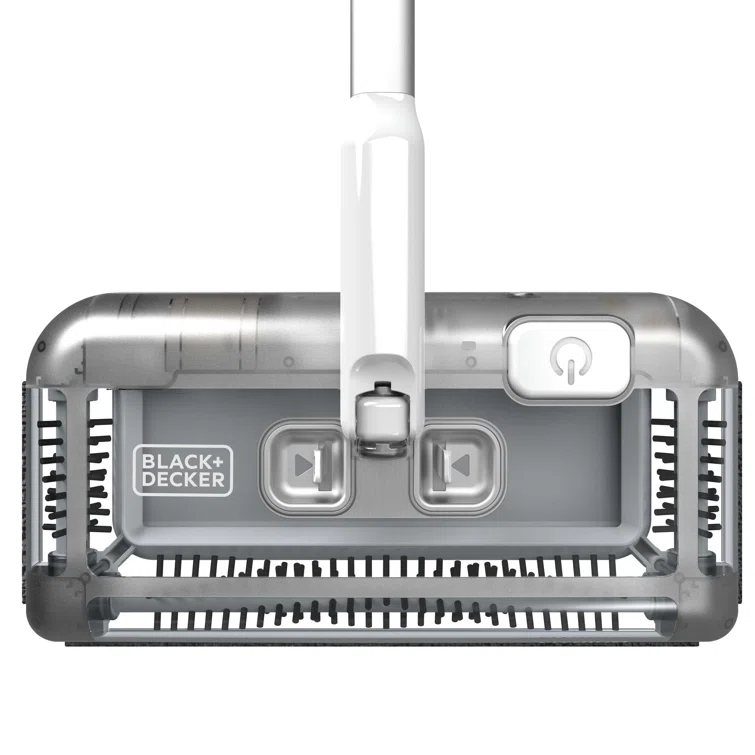 BLACK+DECKER Floor Sweeper, 50 Minutes Runtime, Powder White