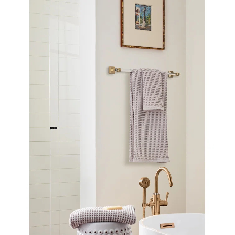 Glacio 26.25" Wall Mounted Towel Bar