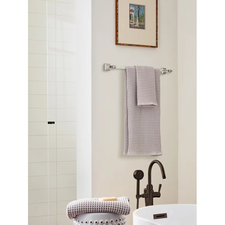 Glacio 26.25" Wall Mounted Towel Bar
