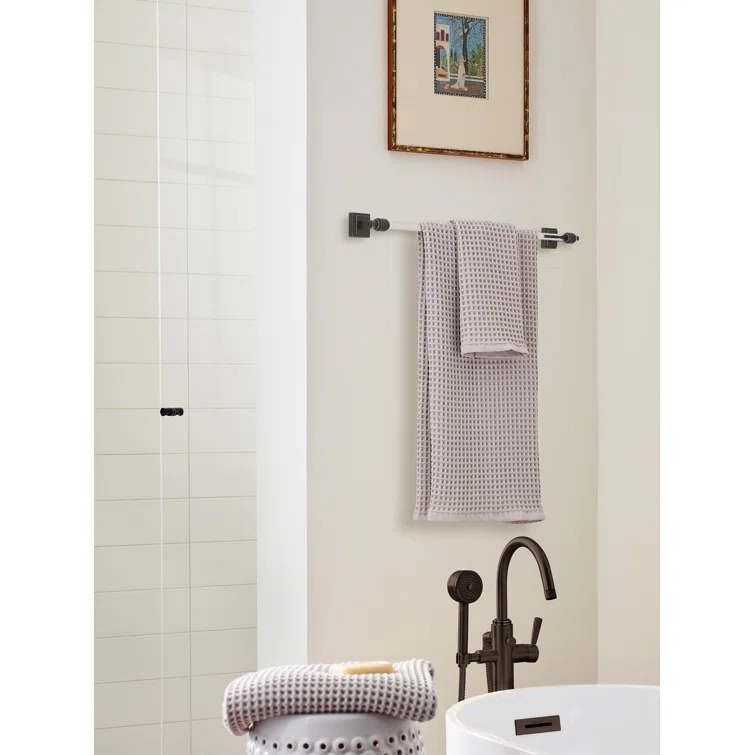 Glacio 26.25" Wall Mounted Towel Bar