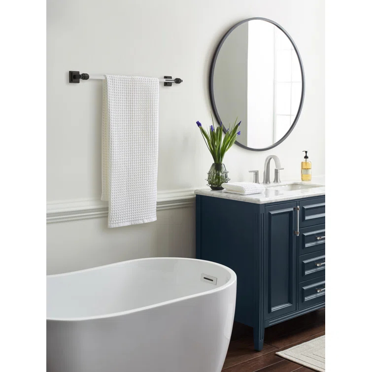 Glacio 26.25" Wall Mounted Towel Bar
