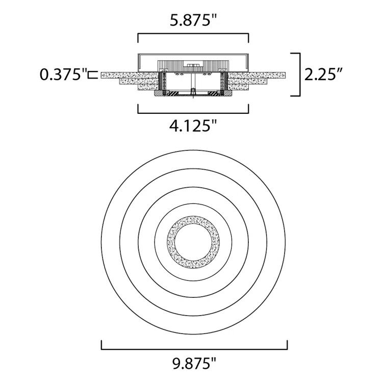 Clear Glass and Brass Modern Dimmable LED Wall Sconce