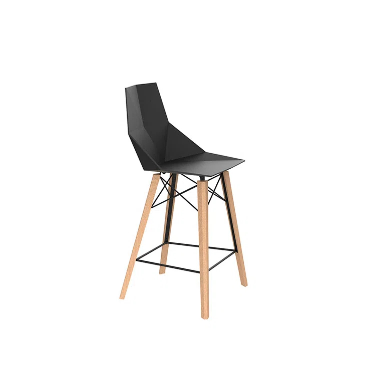 Faz Wood - Counter Stool - Set Of 4 - Basic/Injection