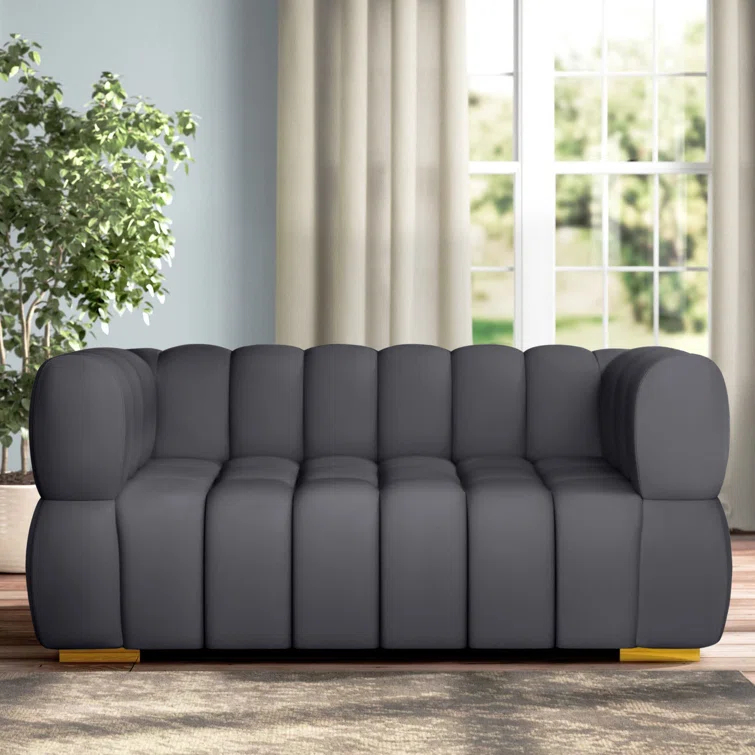 Tavarez 68'' Velvet Loveseat