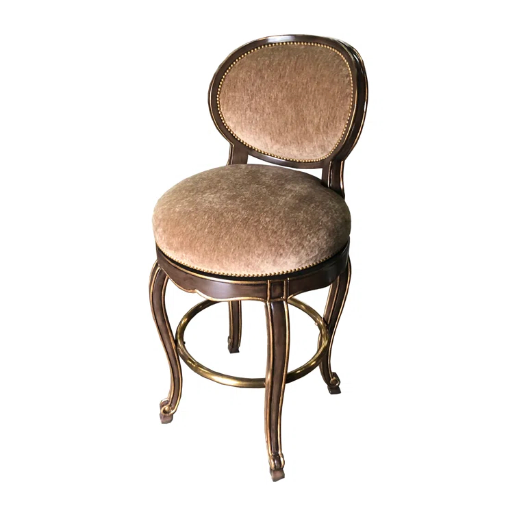Sovereign Upholstered Counter Stool with Solid Wood Frame
