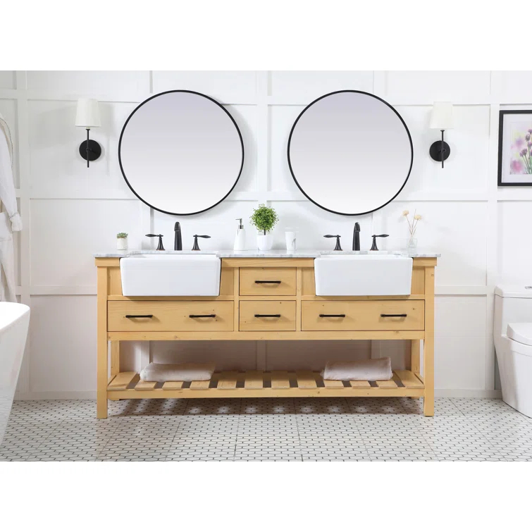 Pelaghia 72'' Double Bathroom Vanity