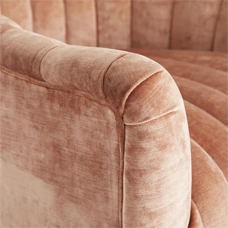 Springsteen Upholstered Swivel Barrel Chair