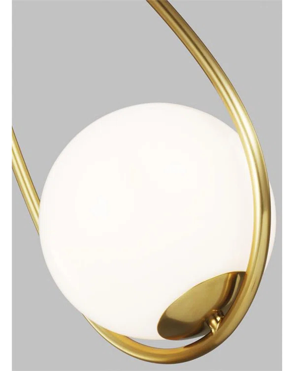 Galassia Pendant Light by AERIN - Burnished Brass / 9.5"W